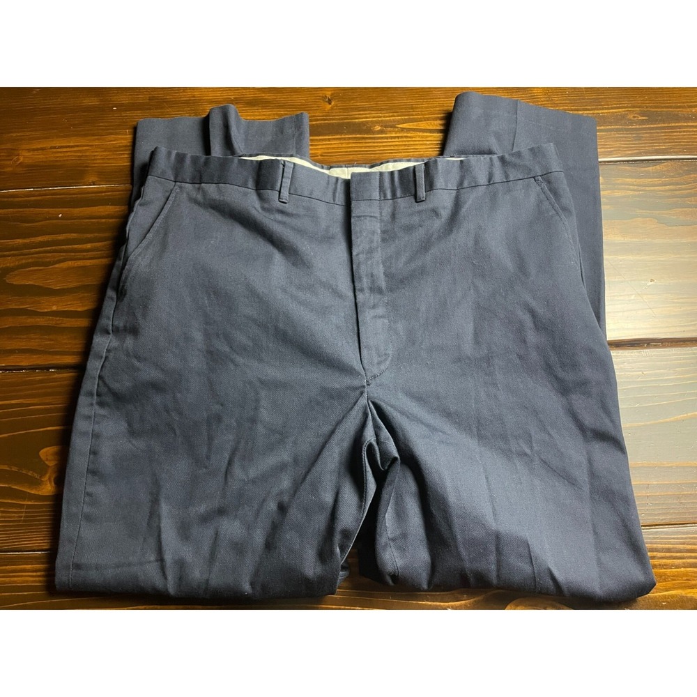 David Taylor Pants, Women's Size 40x29, Navy Blue, Dress Pants